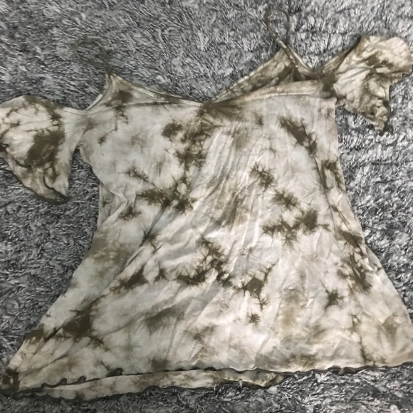 American Eagle green tye die tank top - Picture 1 of 1